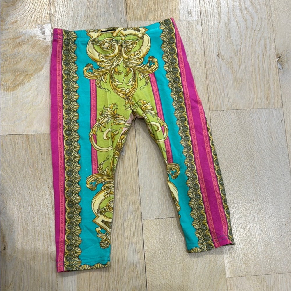 Versace Kids Patterned Leggings